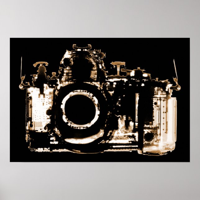 POSTER - X-RAY VISION CAMERA - SEPIA (Front)