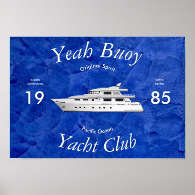 Poster Yacht Club Yeah Buoy 2.0 (Front)