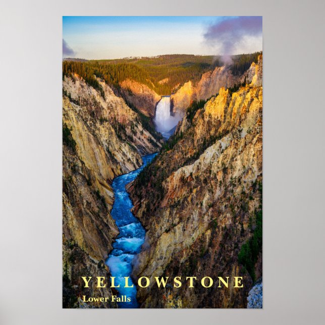 Poster Yellowstone Falls (Front)