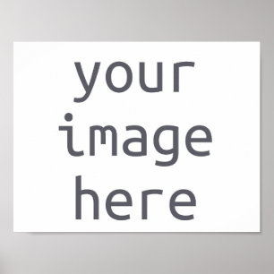 #PosterCustomizable product #YourPhotoHere Poster