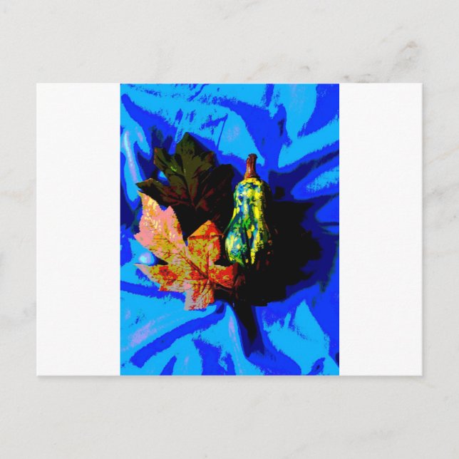 Posterised Pear Postcard (Front)