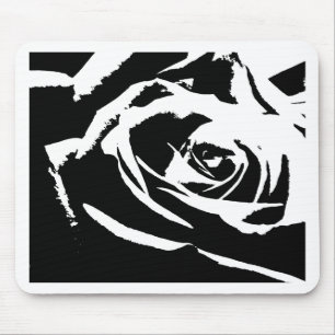 Posterised Rose Art Mouse Mat
