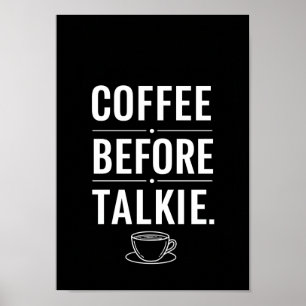 Posters Black and White Funny Quote Print