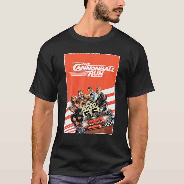 Posters Cannonballs Classic Art Love Comedy Movies T-Shirt (Front)