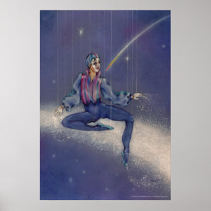 Posters, Fine Art - Cosmic Mime Clown Poster