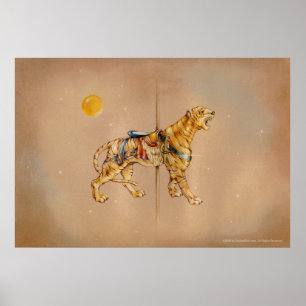 Posters, Prints - Carousel Tiger