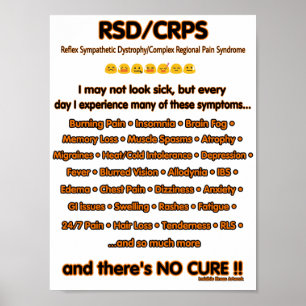 POSTERS...RSD/CRPS - I DON'T LOOK SICK ? POSTER