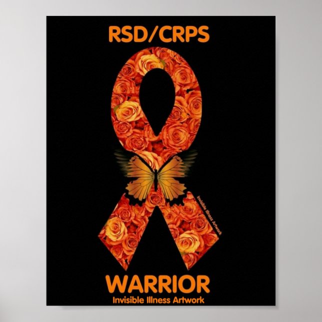 POSTERS...RSD/CRPS - Orange Roses Poster (Front)
