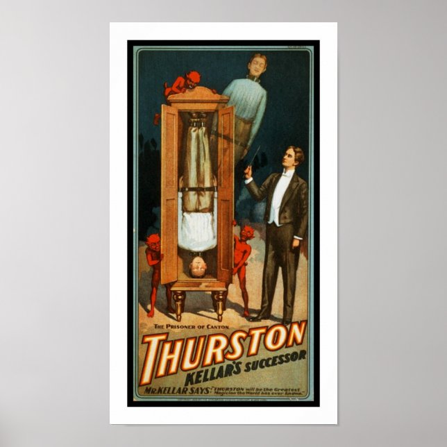 Posters Theatre Vintage Thurston Magican (Front)
