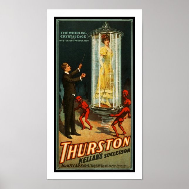 Posters Theatre Vintage Thurston Magican (Front)