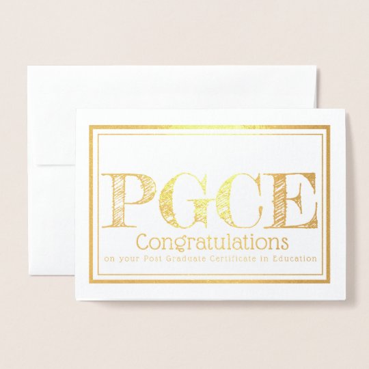 postgraduate-certificate-in-education-pgce-foil-card-zazzle-co-uk
