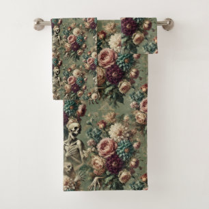 Posthumous Heartache – Gothic Victorian Bath Towel Set