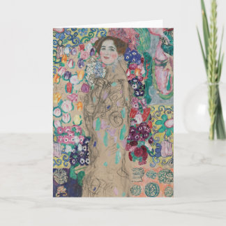 Posthumous Portrait of Ria Munk by Gustav Klimt Card