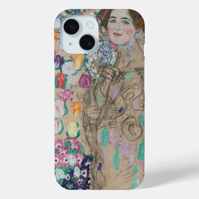 Posthumous Portrait of Ria Munk by Gustav Klimt Case-Mate iPhone Case (Back)