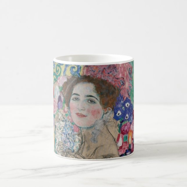 Posthumous Portrait of Ria Munk by Gustav Klimt Coffee Mug (Center)