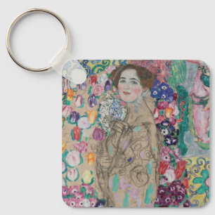 Posthumous Portrait of Ria Munk by Gustav Klimt Key Ring