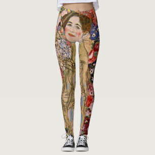 Posthumous Portrait of Ria Munk by Gustav Klimt Leggings