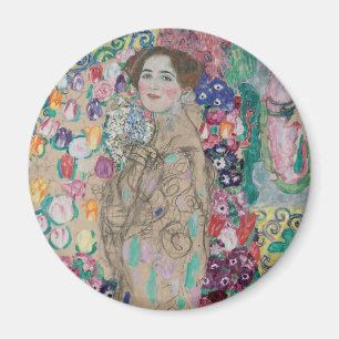 Posthumous Portrait of Ria Munk by Gustav Klimt Magnet