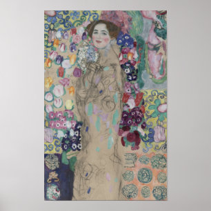 Posthumous Portrait of Ria Munk by Gustav Klimt Poster