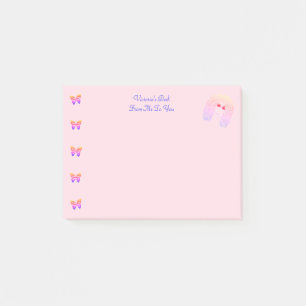 PostIt Notes pad for girls template