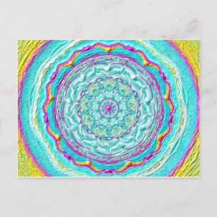 Postkarte 06 "The Power of Cyan" Postcard