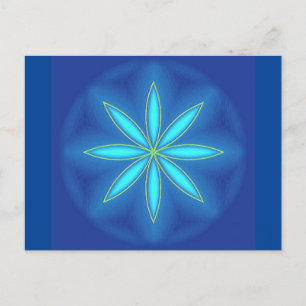 Postkarte "Blue Love" Postcard