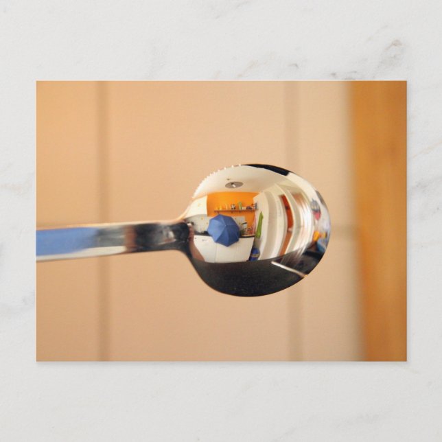 Postkarte - Ein Teelöffel Schirm Postcard (Front)