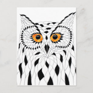 Postkarte Eule Postcard