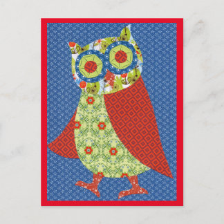 Postkarte Eule Postcard