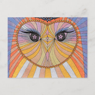 Postkarte Eule Postcard