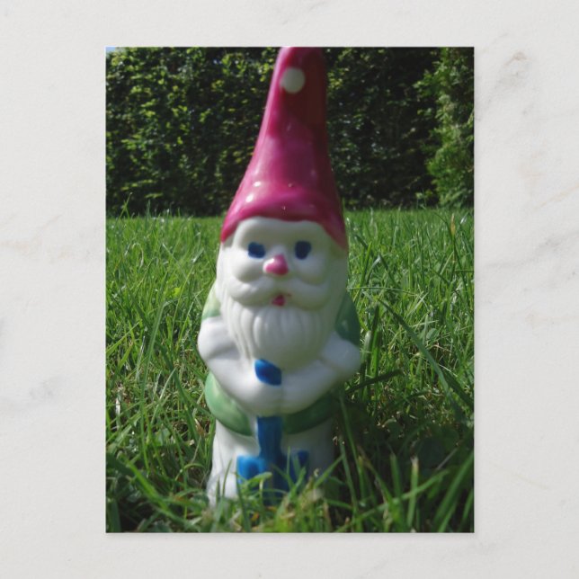 Postkarte "Gartenzwerg" Postcard (Front)