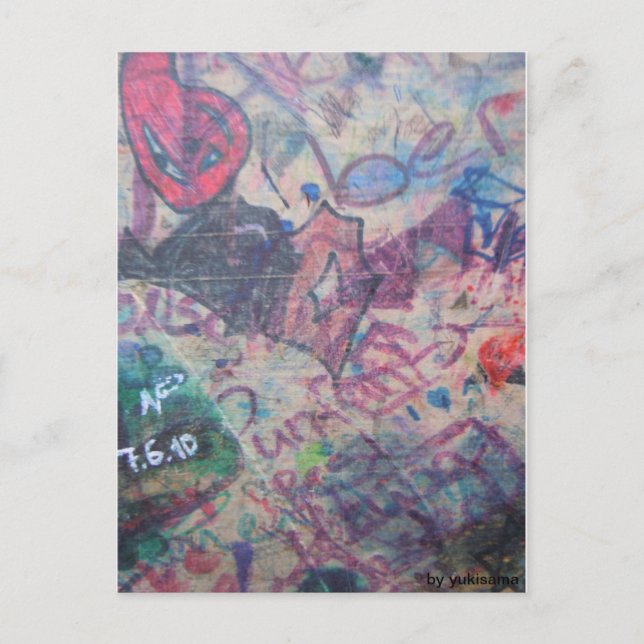 Postkarte - Grafitti Postcard (Front)