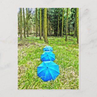 Postkarte - in Reih und Glied Postcard