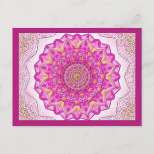 Postkarte MagicMandala Magenta Postcard