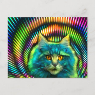 Postkarte "PsyCat" Postcard