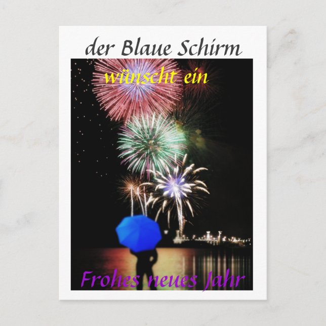 Postkarte - Silvester Postcard (Front)