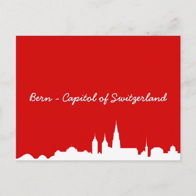 Postkarte Skyline Bern Postcard (Front)