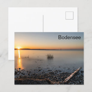 Postkarte Sonnenaufgang Bodensee ruhig Postcard