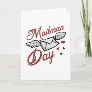 Postman Job Post Mail Mailman Day Delivery Gift Card