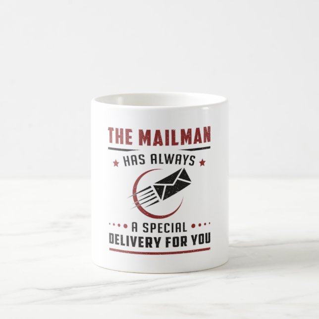 Postman Mailman Day Post Mail Job Delivery Gift Coffee Mug (Center)