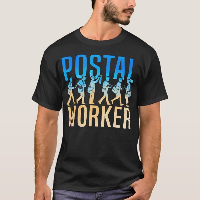 Postman Mailman Postal T-Shirt (Front)