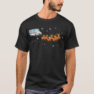 Postman Mailman Postman Santa's Post Truck Sleigh T-Shirt