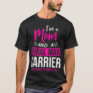 Postman Mum Postal Worker Wife Funny Mail Carrier T-Shirt