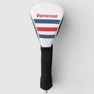 Postman Nostalgic Across Striping with Name Golf Head Cover