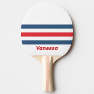 Postman Nostalgic Across Striping with Name Ping Pong Paddle