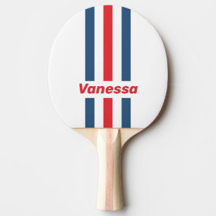 Postman Nostalgic Pin Stripes with Name Ping Pong Paddle