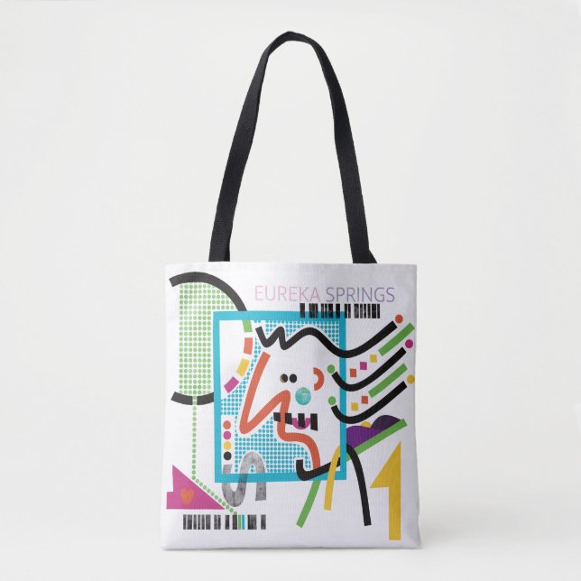 Postmark Eureka Springs Arkansas Tote Bag (Front)