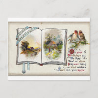 Postmarked May 14, 1911 Birthday Postcard