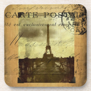 Postmarked Paris Coaster