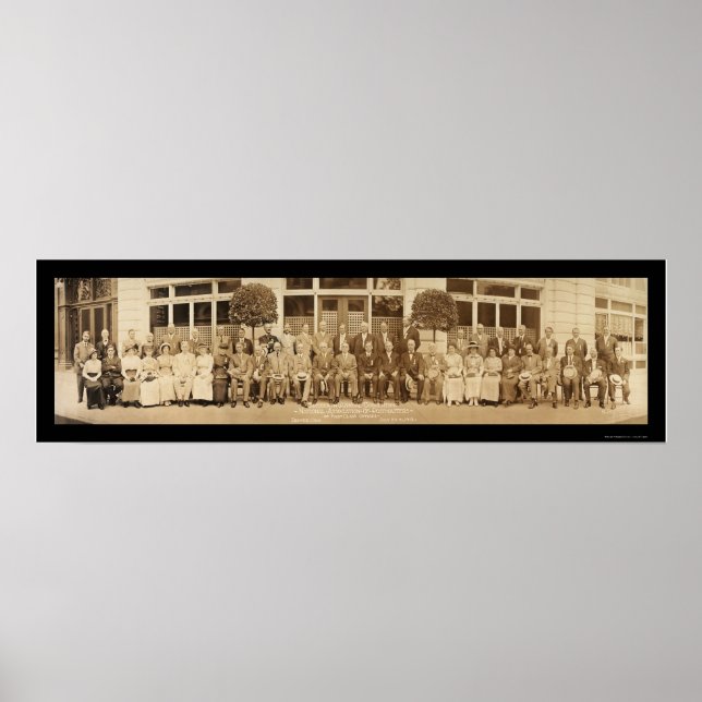 Postmaster Convention Photo 1913 Poster (Front)